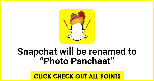 If Snapchat Was Made By A Gujarati