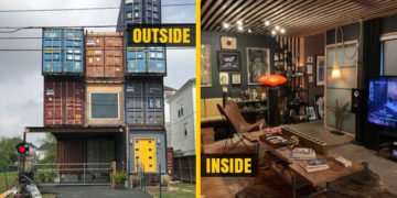 House made from Shipping Containers