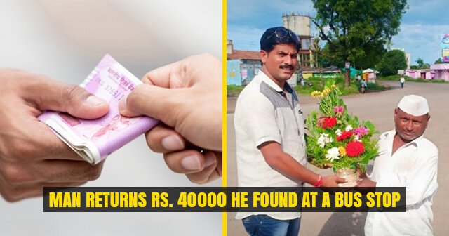 Man having just Rs. 3 Returns Rs. 40000 he found at a Bus Stop
