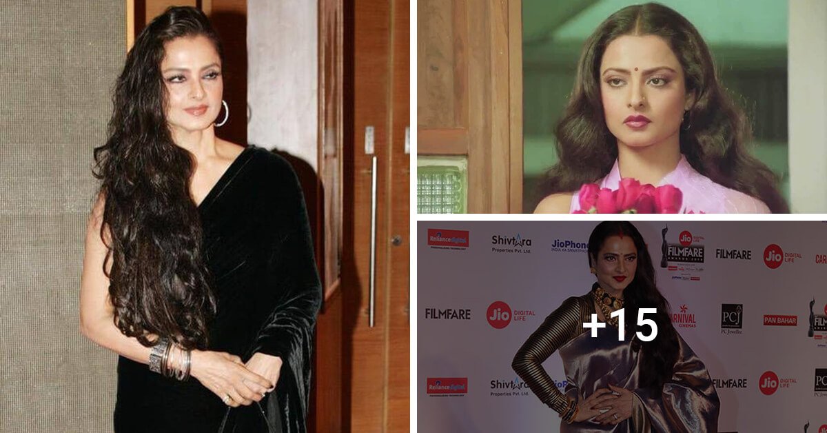 8 Pics of Rekha that Prove, Age is Just a Number | Forever Beautiful ...