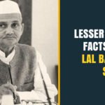 Facts about Lal Bahadur Shashtri