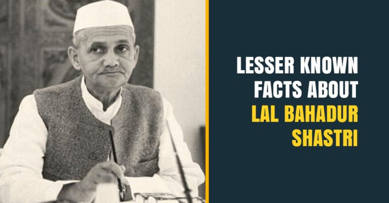 Facts about Lal Bahadur Shashtri