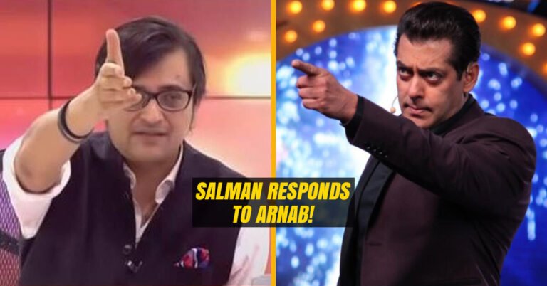 Salman Khan Responds to Arnab Goswami's question