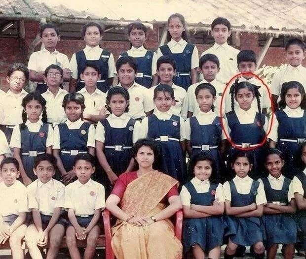 Bollywood stars from their School Days