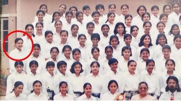 Bollywood stars from their School Days