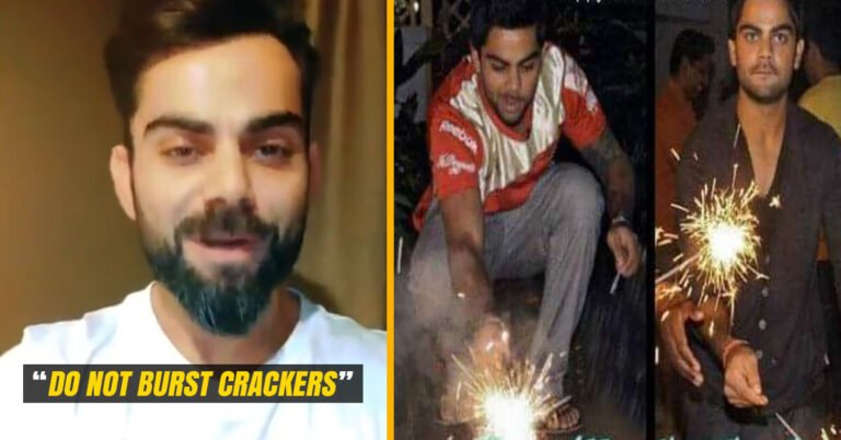 Virat Kohli gave a message to 'Not Burst Crackers'