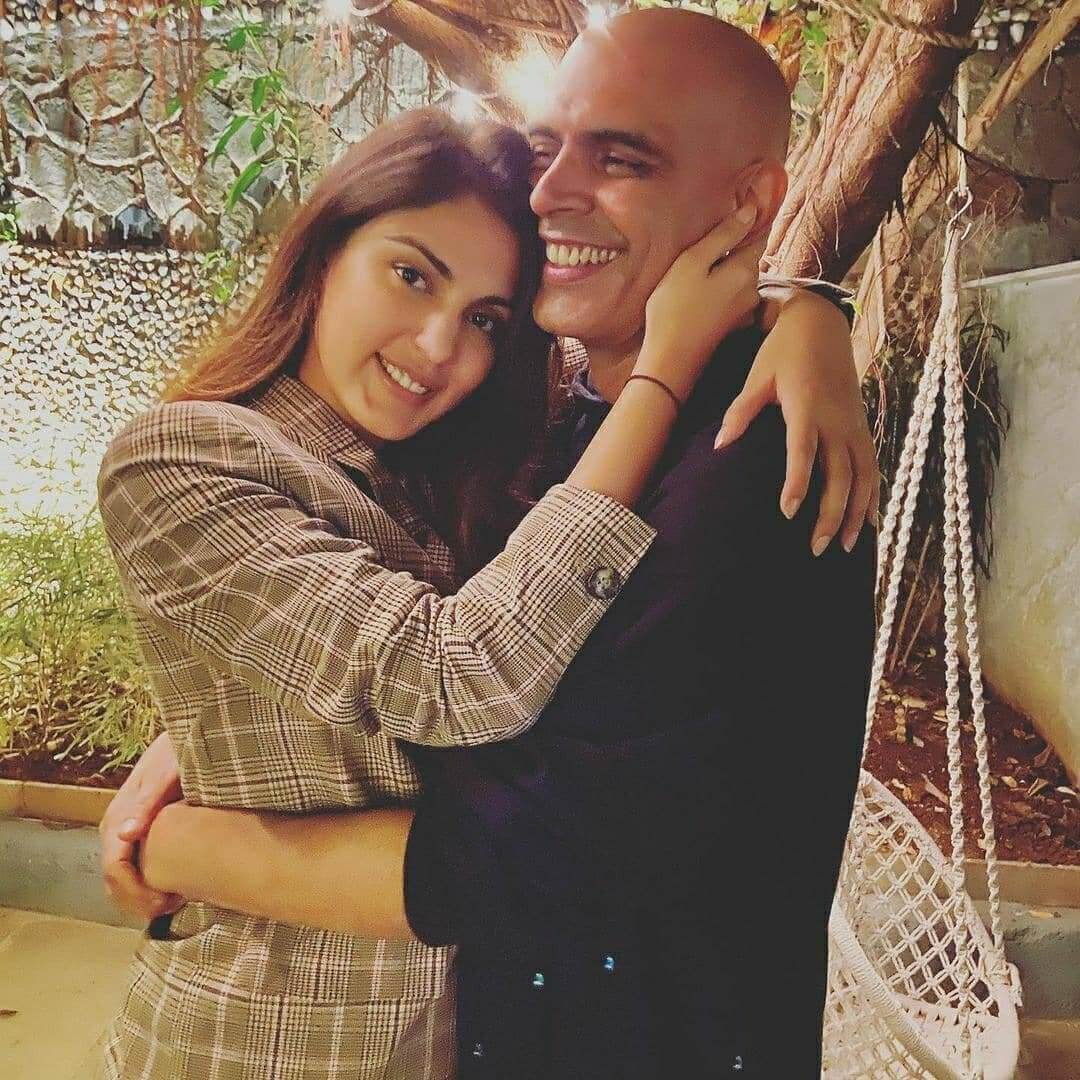 Rhea Chakraborty and Rajiv Lakshman